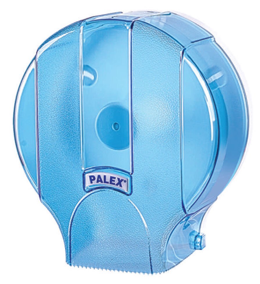 Palex - Standart Jumbo Tuvalet Kağıdı Dispenseri Şeffaf Mavi