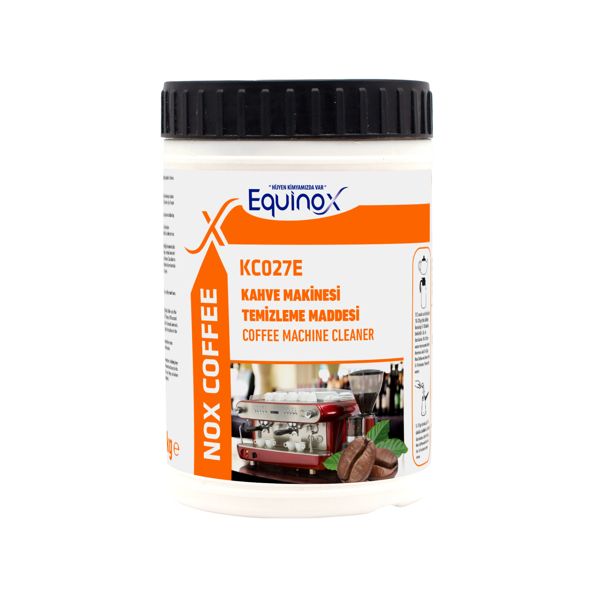 Equinox - Kahve Makinesi Temizleme Maddesi 1 L. - KC027 NOX COFFEE