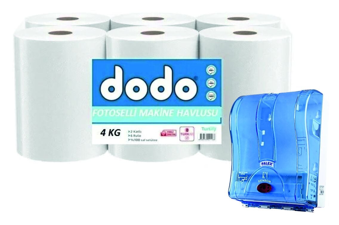 Dodo - Fotoselli Makina Havlusu 21 cm. 6 Rolu 4 Kg.
