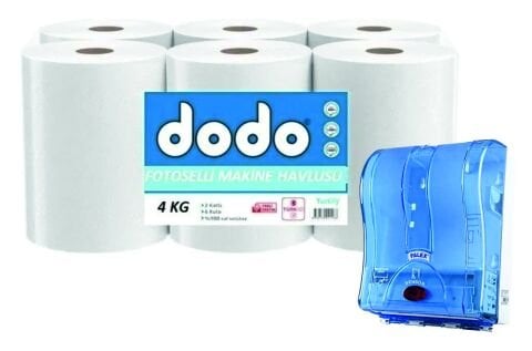 Dodo - Fotoselli Makina Havlusu 21 cm. 6 Rolu 4 Kg.