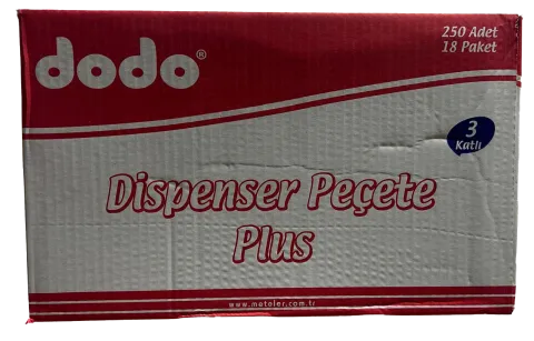 Dodo - Dispenser Peçete 250'li 18 Pk 1 Koli