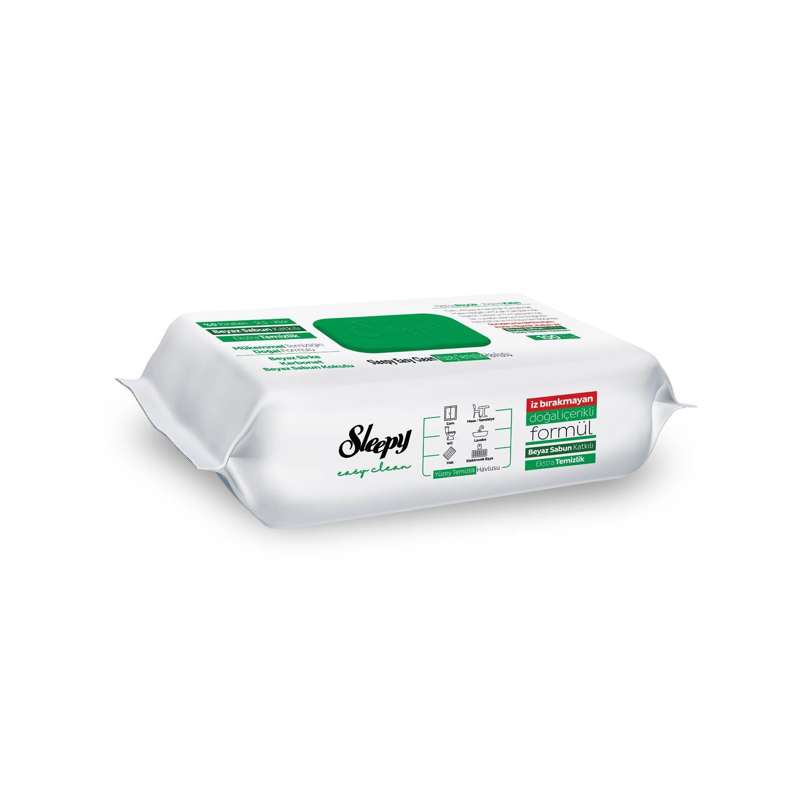 Sleepy Temizlik Havlusu Beyaz Sabun Katkılı - 100'lü