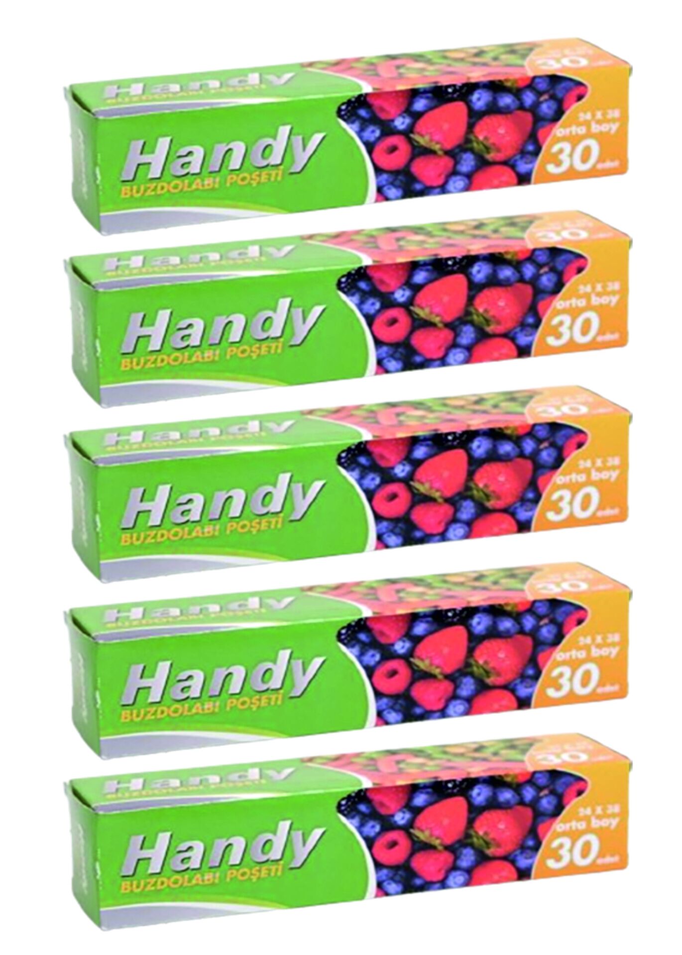 Handy Buzdolabı Poşeti Orta Boy 20'li - 5 Paket