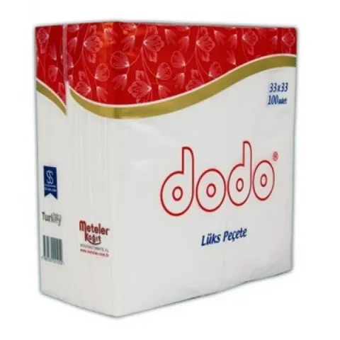 Dodo Garson Katlama Peçete 33x33 100x12 Paket