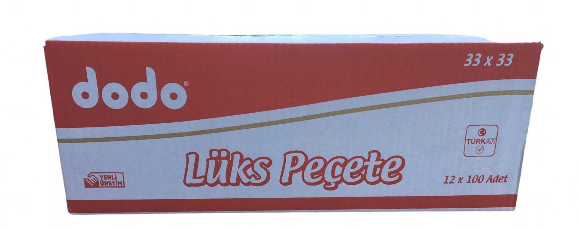 Dodo Garson Katlama Peçete 33x33 100x12 Paket