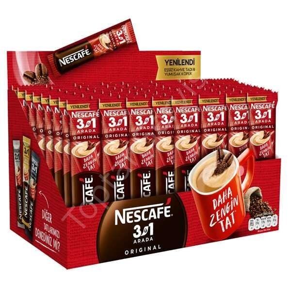 Nescafe 3'ü 1 Arada 17,5 gr x 96'lı Paket Original