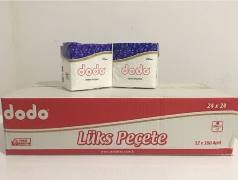 Dodo Servis Peçete 24x24 - 12 adet - 1 Koli