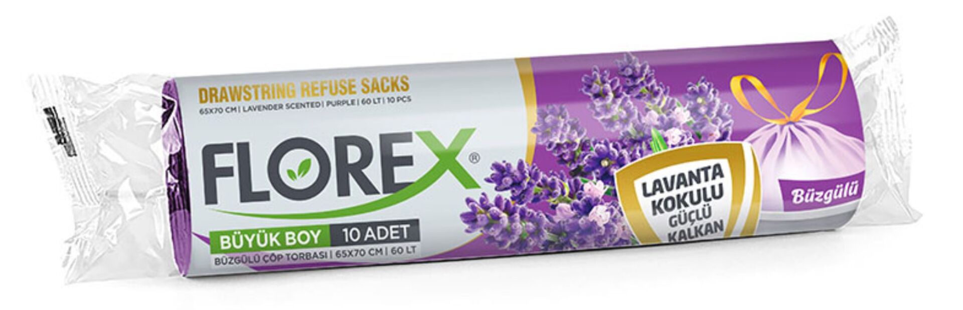 Florex - Büyük Boy Büzgülü Lavanta 65x70 - 1 Rulo