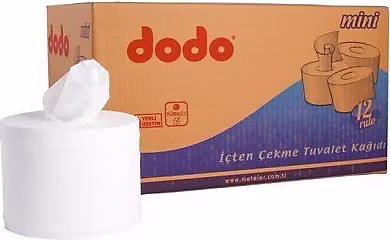 Dodo - Mini İçten Çekmeli Tuvalet Kağıdı - 4  Kg. 12 Rulo