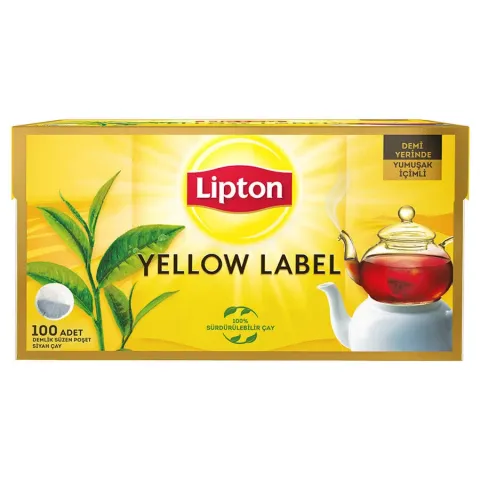 Lipton - Yellow Label Demlik Poşet Çay 100'lü