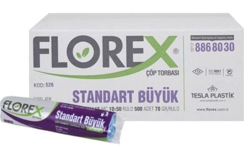 Florex Standart Büyük Siyah 65x80 1 Koli