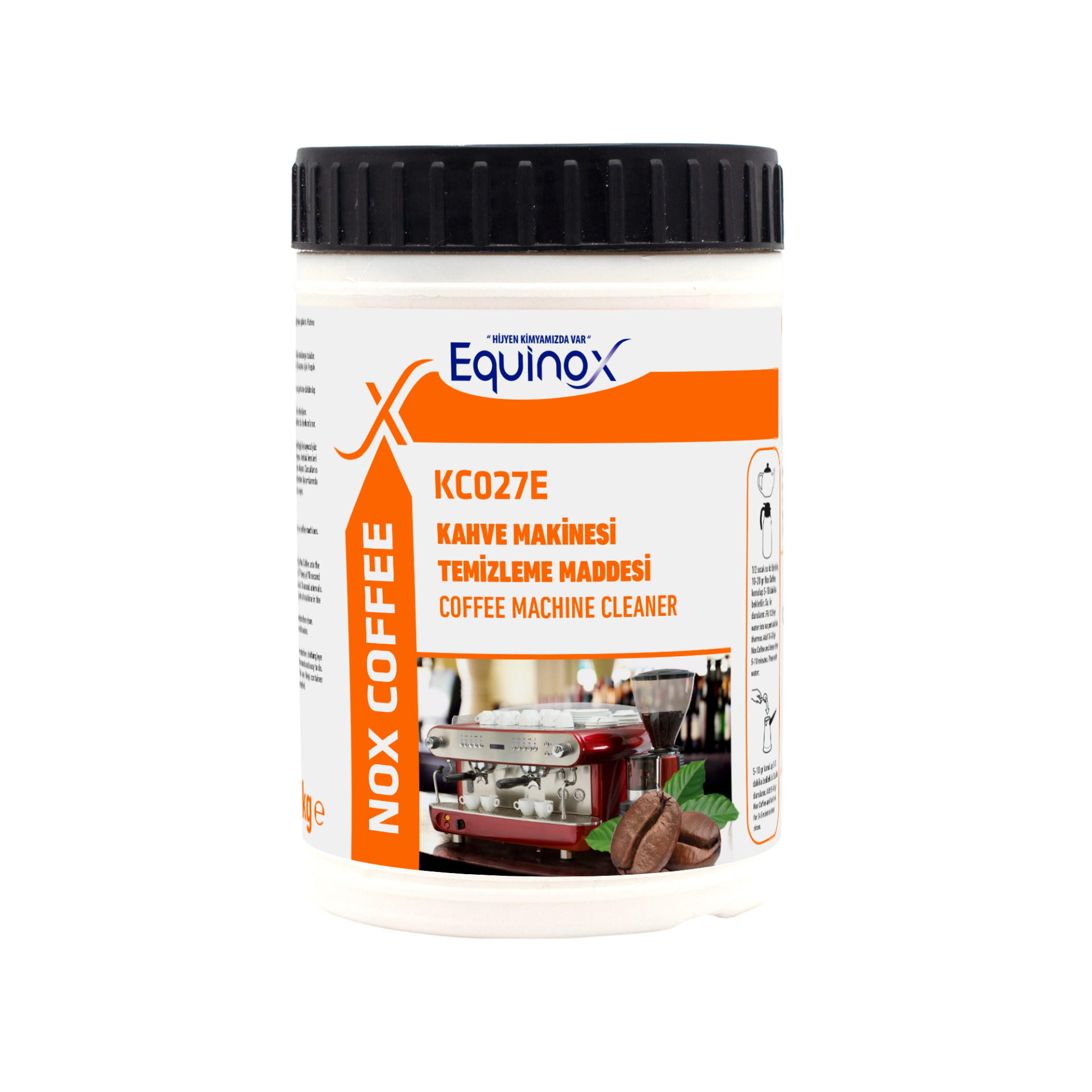Equinox - Kahve Makinesi Temizleme Maddesi 1 L. - KC027 NOX COFFEE